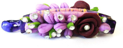 

Advance Hotline Handmade Artificial Jewellery Proceline Dough Work Banana Hair Clip /Proceline Dough / hair accesoseries /hair pins/wings /for women /girls by unique indian craft Banana Clip(Multicolor)