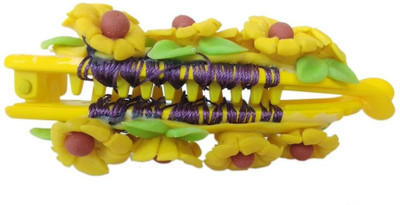 

Advance Hotline Unique indian craft banana hair clip /Proceline Dough / hair accesoseries /hair pins/wings /for women /girls by unique indian craft Banana Clip(Multicolor)
