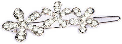 

Shining Diva Stylish Hair Clip(Silver)