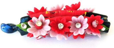 

Advance Hotline Handmade Artificial Jewellery Proceline Dough Work Banana Hair Clip /Proceline Dough / hair accesoseries /hair pins/wings /for women /girls by unique indian craft Banana Clip(Multicolor)