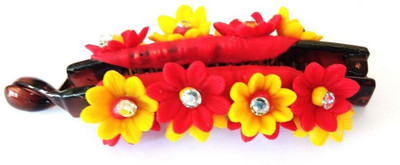 

Advance Hotline Handmade Artificial Jewellery Proceline Dough Work Banana Hair Clip /Proceline Dough / hair accesoseries /hair pins/wings /for women /girls by unique indian craft Banana Clip(Multicolor)
