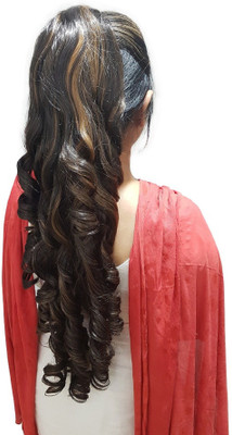 

Kabello Imported Clip In Synthetics Ponytail Curly Wavy Hair Extension
