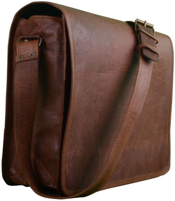 

Anshika International 15 inch Expandable Laptop Messenger Bag(Brown)