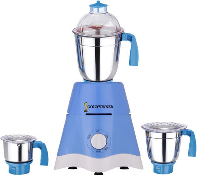 

Goldwinner MG17-TA-STR-196 600 W Mixer Grinder(Blue, 3 Jars)
