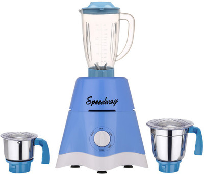 

Speedway MG17-TA-STR-212 600 W Juicer Mixer Grinder(Blue, 3 Jars)