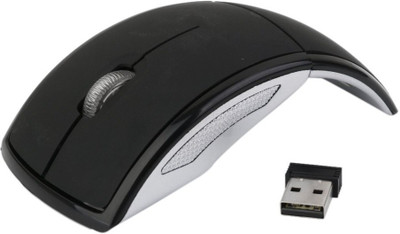 

Cables Kart Wireless Folding Arc Optical 2.4ghz Mouse for Laptop Notebook Wireless Optical Gaming Mouse(Bluetooth, Black)