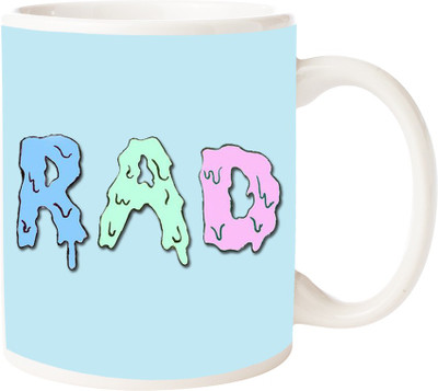 

Maison N Mode Red Coffee Ceramic Mug(330 ml), Multicolor
