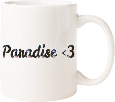 

Maison N Mode Paradise Coffee Ceramic Mug(330 ml), Multicolor