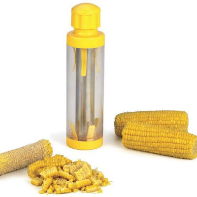 

IBS Deluxe Corn Stripper Sharp Blade Kitchen Handy Tool Cutter Straight Peeler(Yellow)