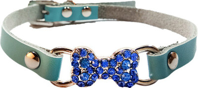 

Paw Zone Embellished Dog & Cat Collar Charm(Blue, Bone)