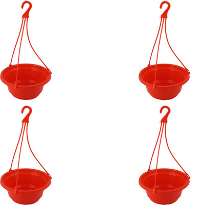 

Garden's Need Karishma Hanging Basket Plant Container Set(Pack of 4, Plastic)