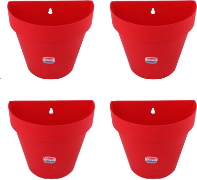 

Garden's Need Wall Pot Plant Container Set(Pack of 4, Plastic)
