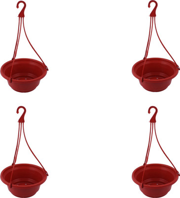 

Garden's Need Karishma Hanging Basket Plant Container Set(Pack of 4, Plastic)
