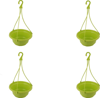 

Garden's Need Karishma Hanging Basket Plant Container Set(Pack of 4, Plastic)