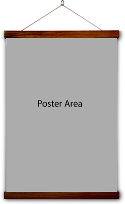 

Wooden Painting Frame Magnetic Wood Photo Frame Maple Color 18.5 Inch Paper Print(18.5 inch X 1 inch)