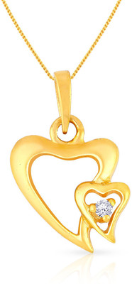 Malabar Gold and Diamonds PDSGHTYA0036 22kt Cubic Zirconia Yellow Gold Pendant