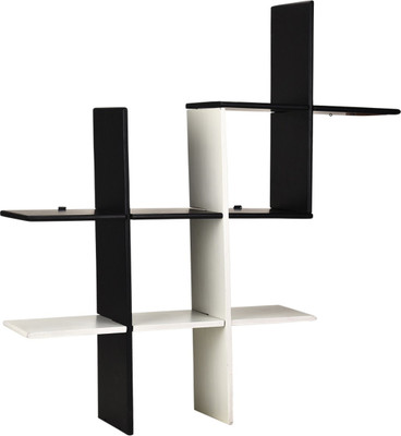 

MasterCraft Folding Wall Shelves MDF Wall Shelf(Number of Shelves - 1, Black, White)