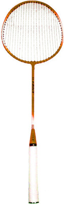 

Heega Konex orange CI0004 Orange, White Strung Badminton Racquet(G4 - 3.25 Inches, 500 g)