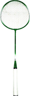 

Heega Konex green CI0004 Green, White Strung Badminton Racquet(G4 - 3.25 Inches, 500 g)