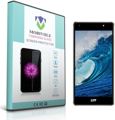 MOBIVIILE Tempered Glass Guard for LYF F1s Not For LYF F1 Pack of 1 MOBIVIILE Screen Guards