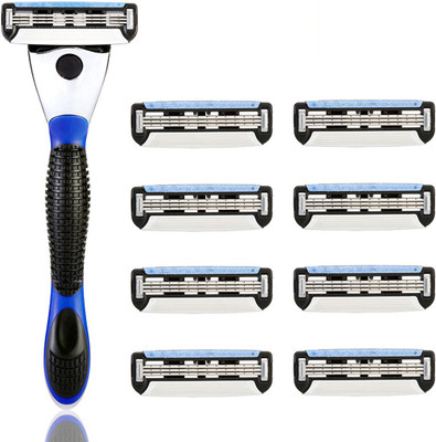 

Spruce Shave Club 3X (1 Razor + Pack of 8 Cartridges)(Pack of 8)