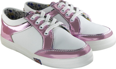 

Fashimo Sneakers For Women(Pink, White