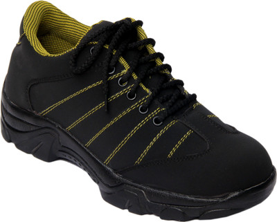 

Manslam Safety Shoes Steel Toe Casuals For Men(Black, Green