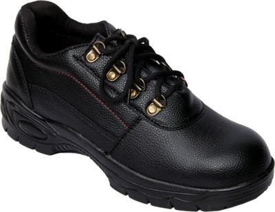 

Manslam Safety Shoes Steel Toe Casuals For Men(Black