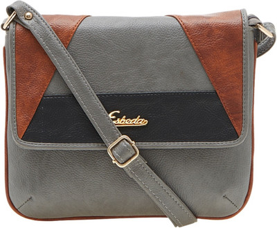 

ESBEDA Women Casual Grey PU Sling Bag