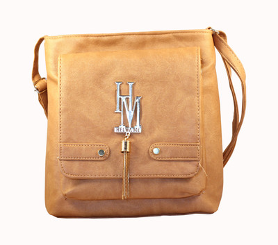 

Ramposh Women Evening/Party Beige Rexine Sling Bag