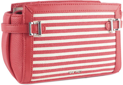 

Nine West Women Casual Red, White Genuine Leather Sling Bag