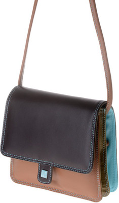 

Dudu Women Casual Brown Genuine Leather Sling Bag