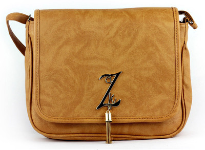 Ramposh Women Evening/Party Beige Rexine Sling Bag