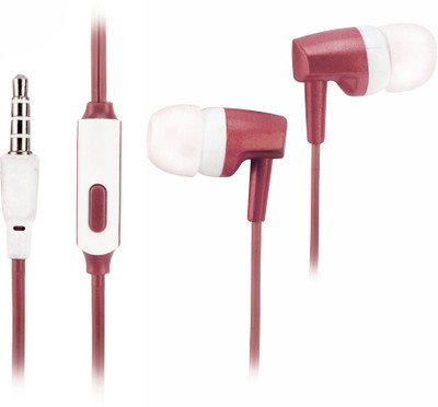 

wi retail VM-66 Smart Headphones(Wired), Pink