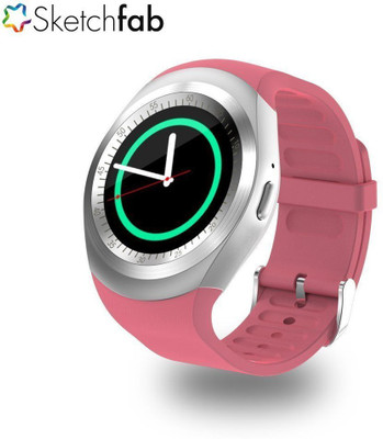 

PremiumAV PA_059 Fitness Pink Smartwatch(Black Strap Free Size)