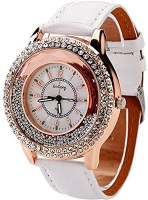 

PremiumAV New Fashion Ladies Watch Crystal Rhinestone PU Leather Watches quicksand Women Dress Quartz Wristwatch Hours Reloj Mujer Smartwatch(Black Strap Free Size)