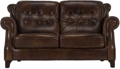

Durian ROGER/2 Leather 2 Seater Sofa(Finish Color - Dark Walnut)