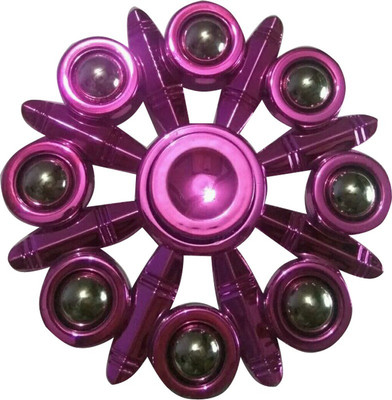 

DAADYA Hand Spinner with 8 Metal Stone Ultra Shine(Maroon)
