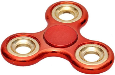 

GoodsBazaar Chrome Metal Fidget Spinner Gold(Red)
