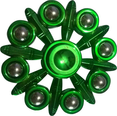

DAADYA Hand Spinner with 8 Metal Stone Ultra Shine(Green)