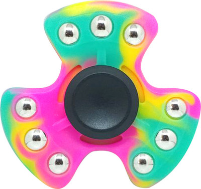 

Montez Glow In The Dark Soft Rubber Fidget Spinner Toy(Multicolor)