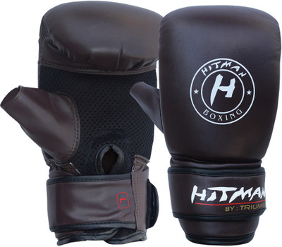 

Hitman By Triumph Force Bag Gloves Brown L Boxing Gloves (L, Brown)