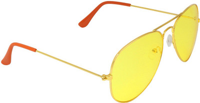 

Zyaden Aviator Sunglasses(Yellow