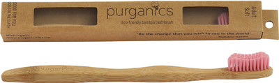

Purganics Adult Bamboo Pink Soft Toothbrush