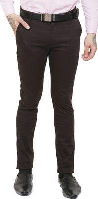 AD & AV Regular Fit Men Brown Trousers