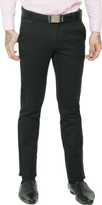 AD & AV Regular Fit Men Green Trousers