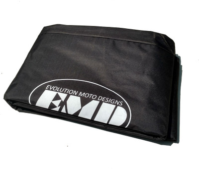 

evolution moto designs (emd) Two Wheeler Cover for Universal For Bike(Black)
