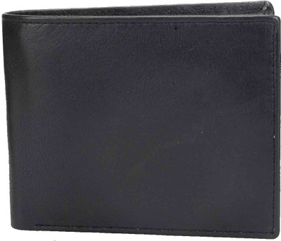 

Rebel Color Men Black Genuine Leather Wallet(12 Card Slots)