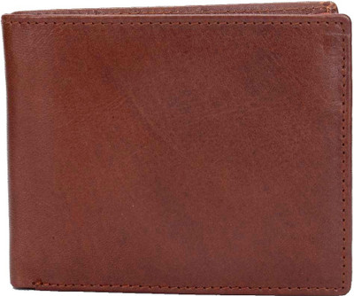 

Rebel Color Men Tan Genuine Leather Wallet(12 Card Slots), Brown
