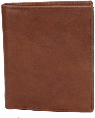 

Rebel Color Men Tan Genuine Leather Wallet(12 Card Slots), Brown